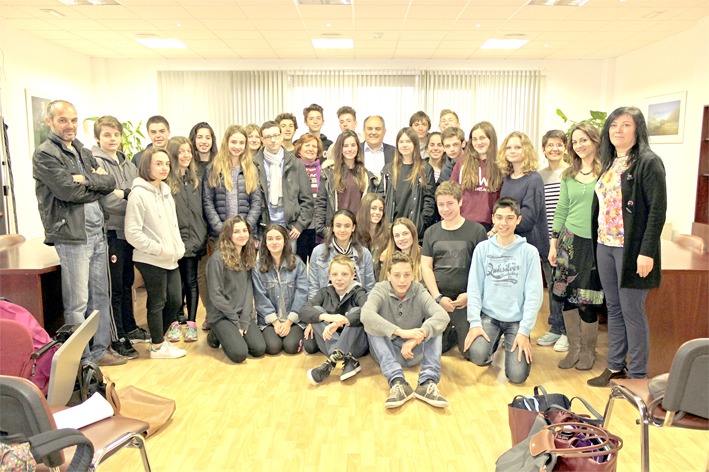 Intercambio estudiantes franceses con Huétor Tájar 2016