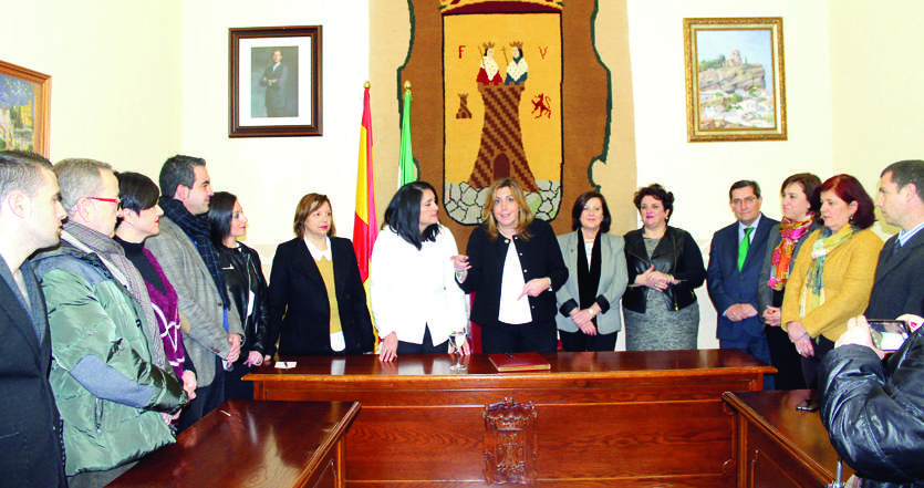 Presidenta de la Junta de Andalucía en Montefrío