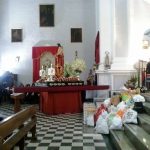 Roscos en el altar mayor